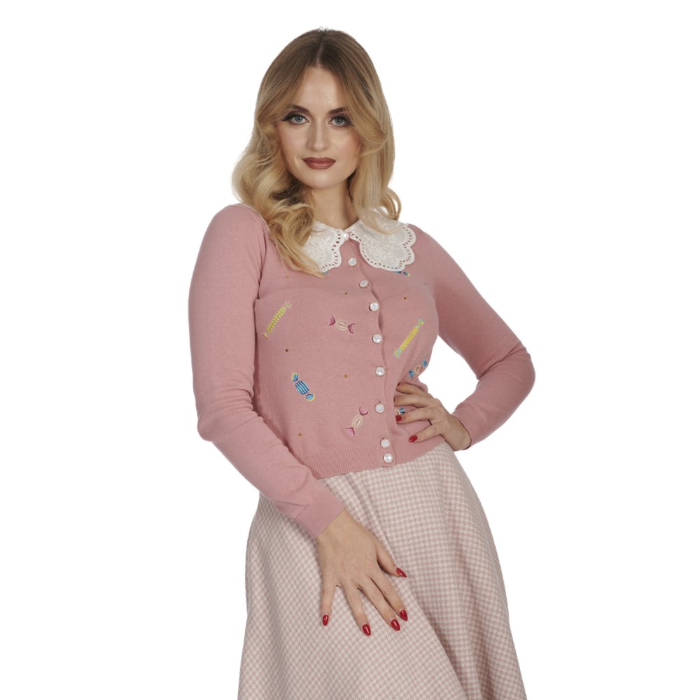 Banned - Candy Cardigan - Roze